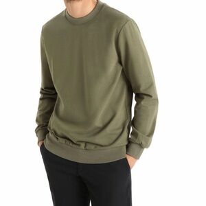 Icebreaker Men's Olive Green Crewneck Long Sleeve Sweater Size M